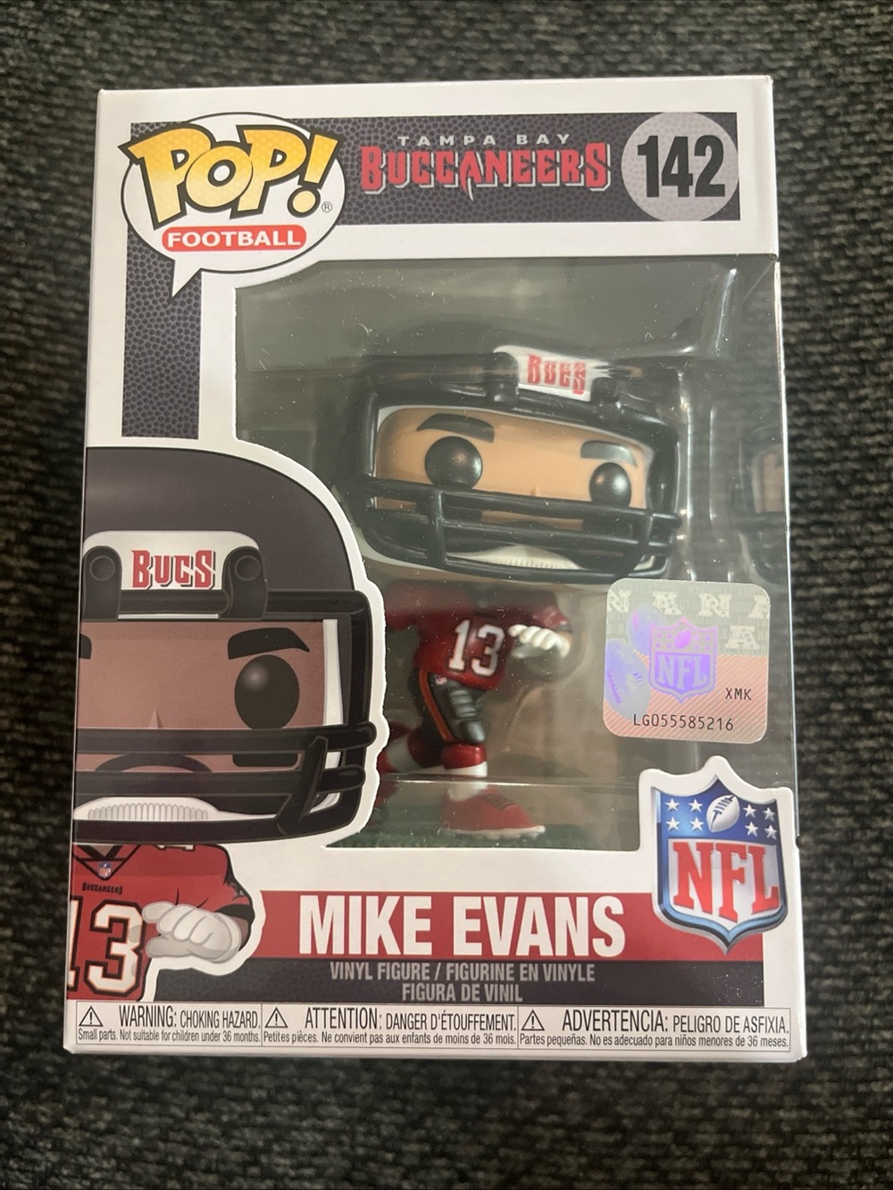 Funko Pop! Football Mike Evans #142 Tampa Bay Buccaneers NFL